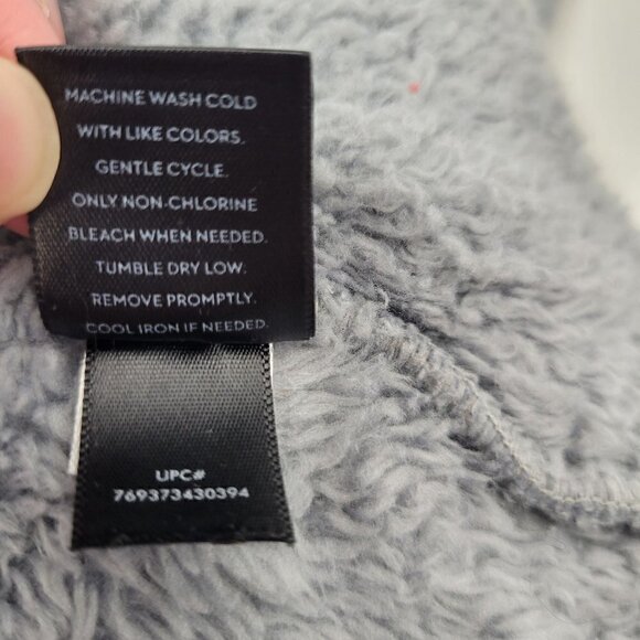 Simply Vera Vera Wang Sherpa Oversized Comfy Lounge Coat W/ Pockets Size Large - Picture 13 of 14